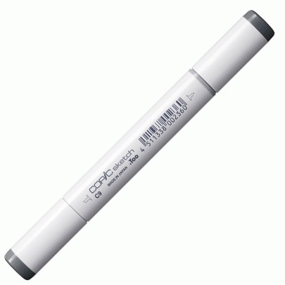 

Спиртовой маркер Copic Sketch №C-9 Cool gray Холодный серый (2107516)