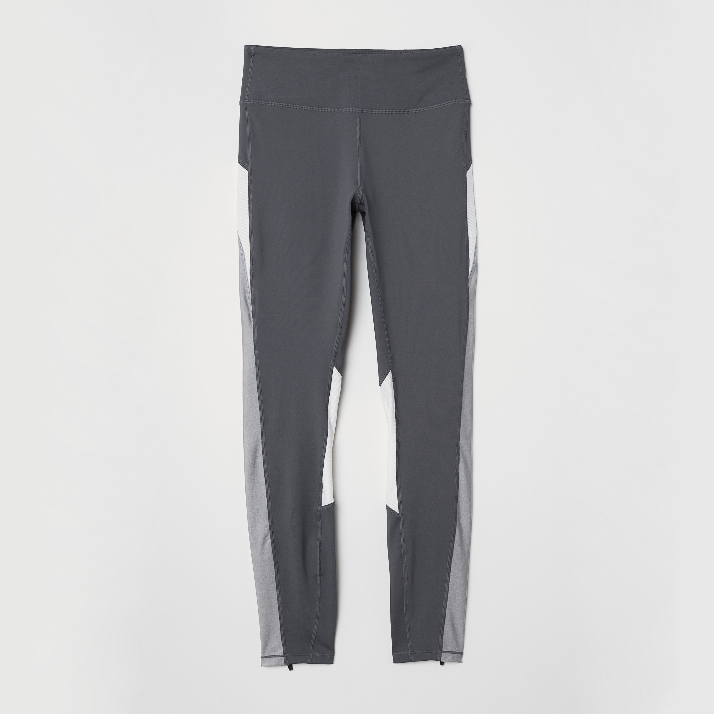 

Спортивные леггинсы H&M XAZ116936EOAQ  Серые с белым, Спортивные леггинсы H&M XAZ116936EOAQ XS Серые с белым