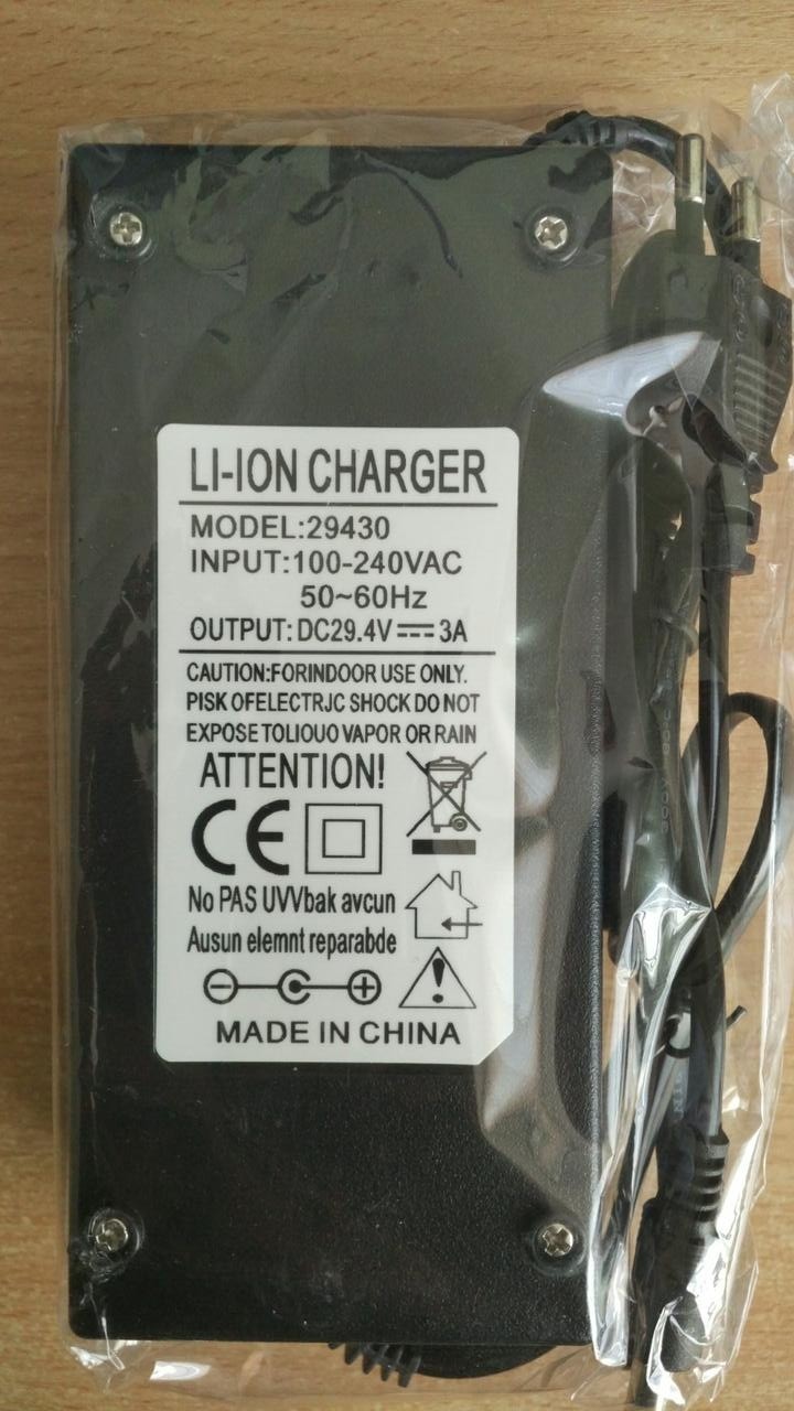 

Зарядное устройство, зарядка 7S li-ion 24V (29.4V) 3A