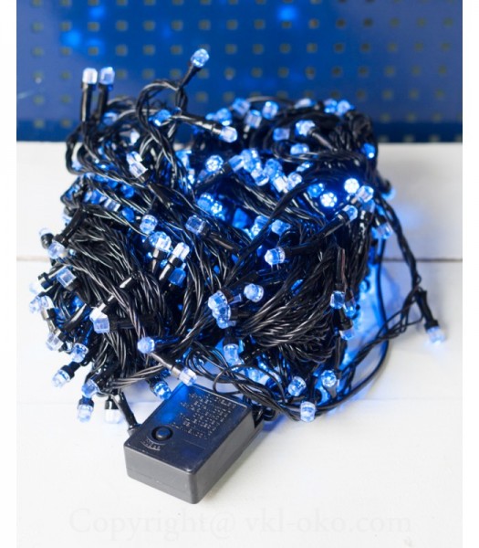 

Гирлянда Рубин 8мм 500 LED черный провод 28м синий SEZ 1285-02 (NAT06455)