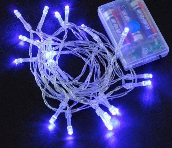 

Гирлянда на батарейках 80 LED 8м синий SEZ 1108-02 (NAT06465)