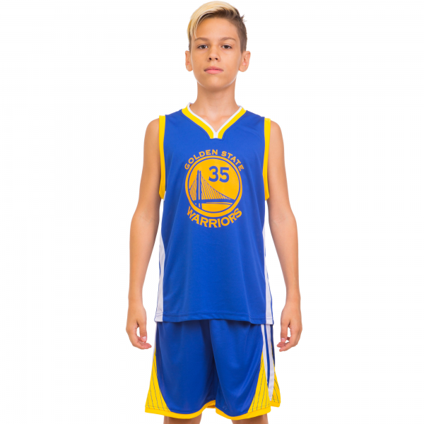 

Форма баскетбольная подростковая NB-Sport NBA GOLDEN STATE WARRIORS 7354 XL (13-16 лет) синий-желтый (IN06269)