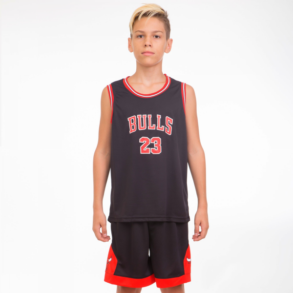

Форма баскетбольная подростковая NB-Sport NBA BULLS 23 5351 2XL (16-18 лет) Черно-красная (IN06260)