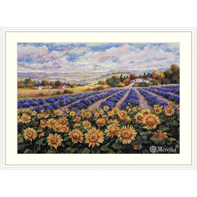 

Набор для вышивания Мережка Fields of Lavender and Sun (K-179)