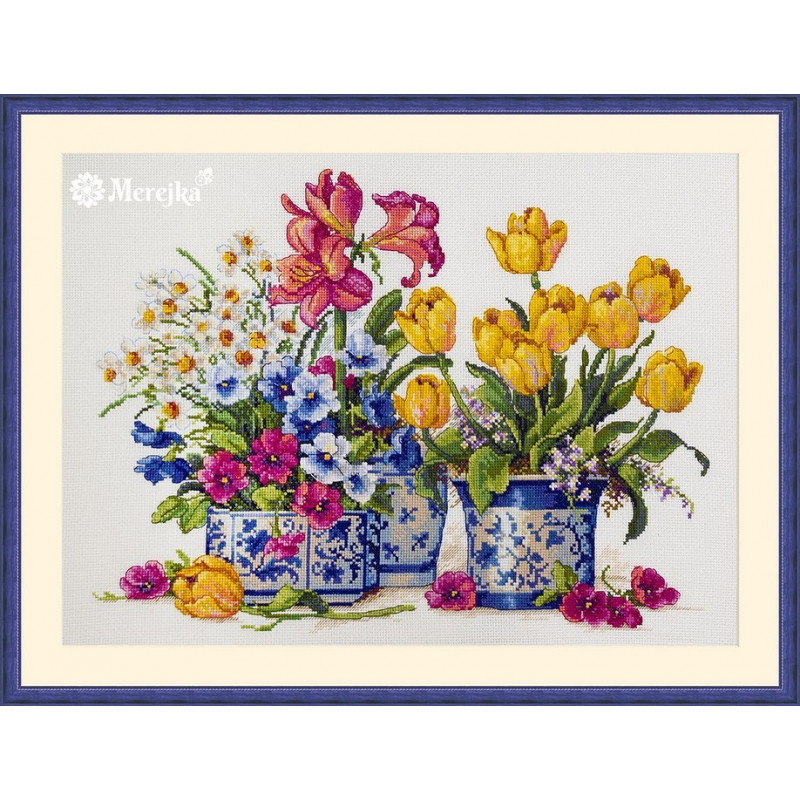 

Набор для вышивания Мережка Spring Arrangement (K-200)