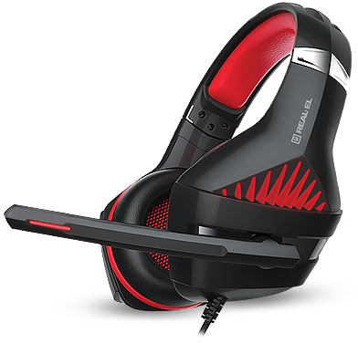 

Наушники Real-El GDX-7600 Black-Red (EL124100028)