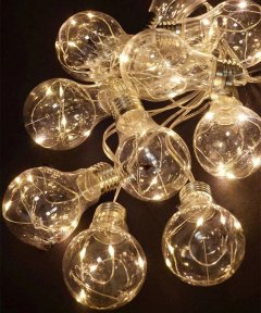 

Гирлянда Лампочки 40мм РОСА 10шт 50 LED 5м теплый белый SEZ 13644-07 (NAT06534)