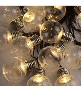 

Гирлянда Лампочки 40мм 12 LED 5м переходник белый теплый SEZ 1364-07 (NAT06531)