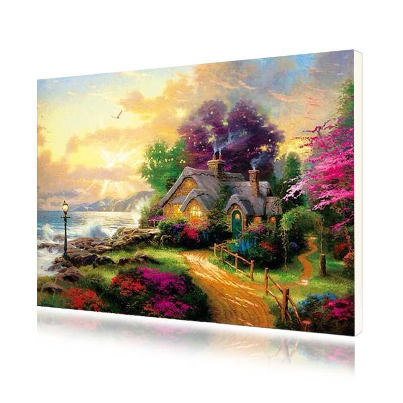 

Картина по номерам "Домик" 40*50 см