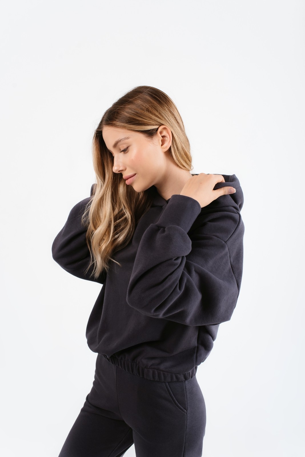 

Худи Dreha 1229-6 - графитовый, Худи Dreha 1229-6 M-L графитовый