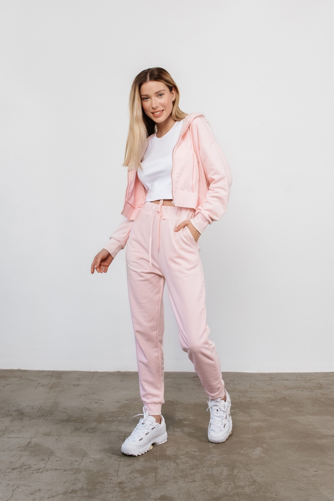

Спортивный костюм Dreha 1231-12  Пудра, Спортивный костюм Dreha 1231-12 L Пудра