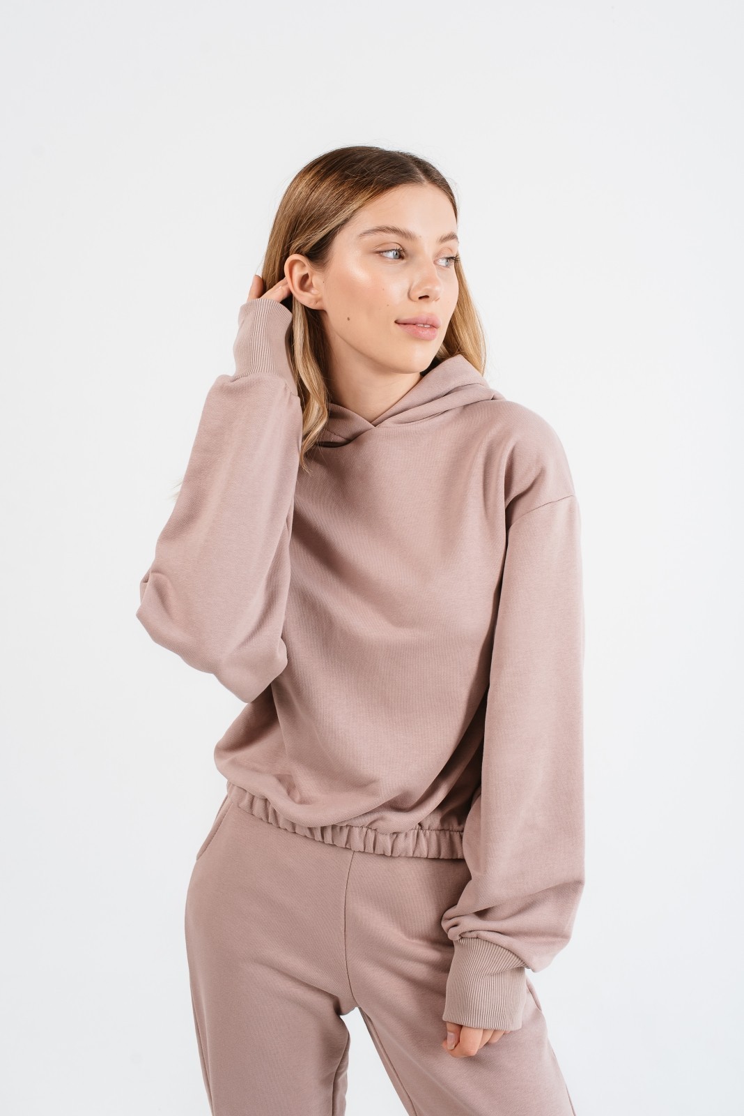 

Худи Dreha 1229-10 - Темно- бежевый, Худи Dreha 1229-10 M-L Темно- бежевый