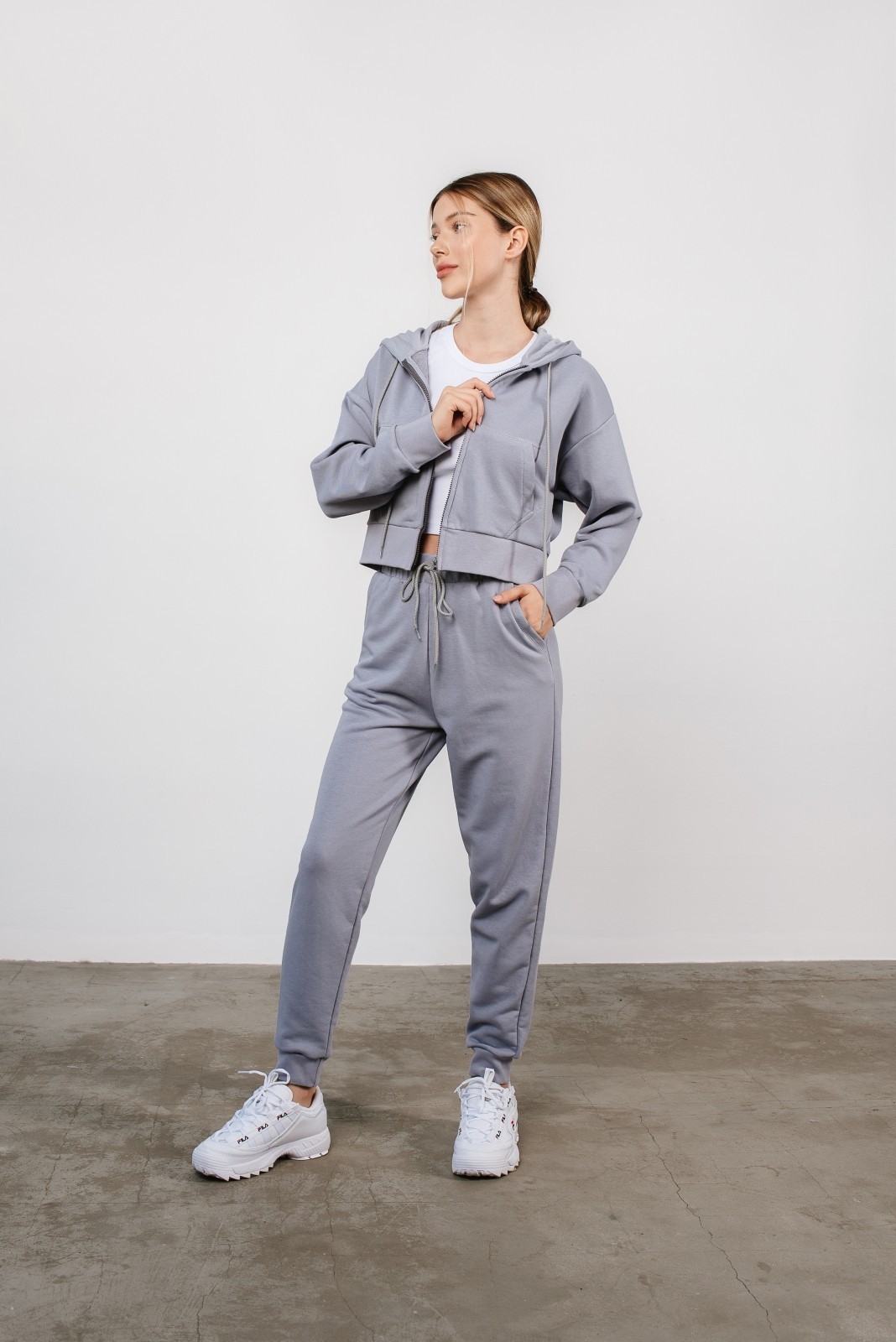 

Спортивный костюм Dreha 1231-19  Серый, Спортивный костюм Dreha 1231-19 M Серый