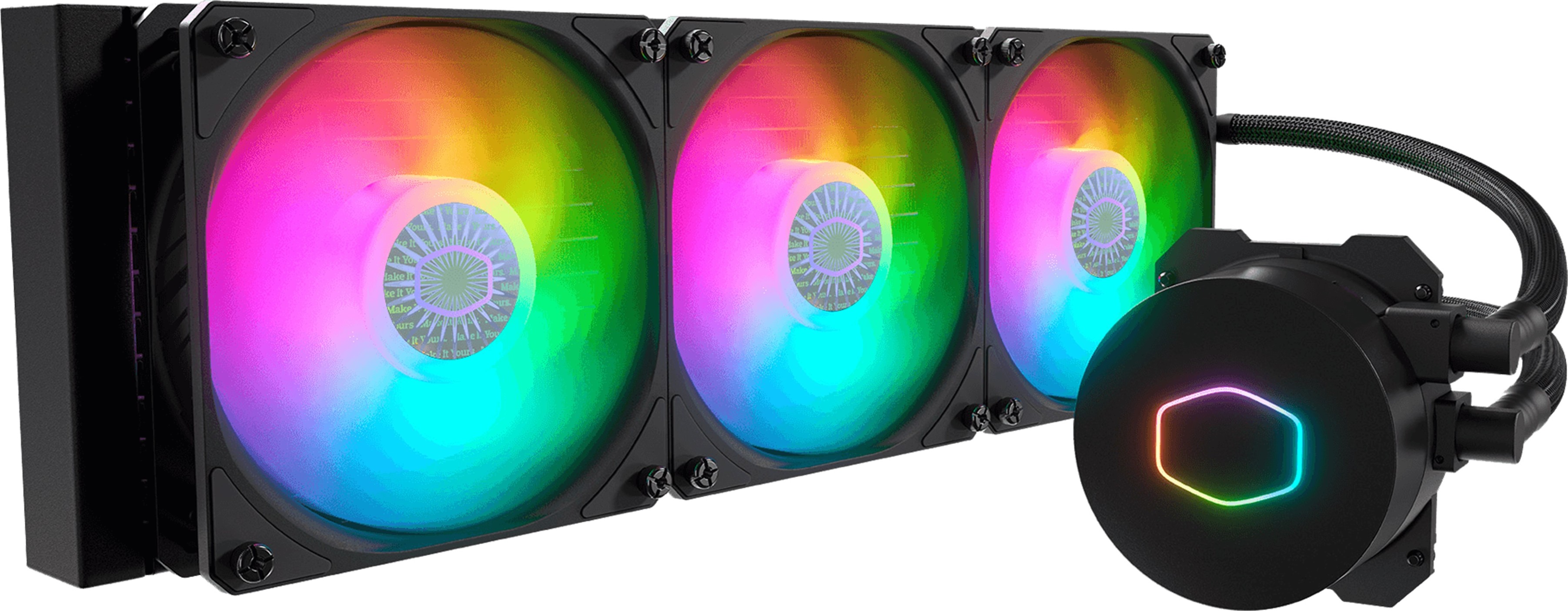 

Система водяного охлаждения Cooler Master MasterLiquid ML360L V2 ARGB LGA2066/2011-V3/1200/115x/AM4/AM3 (MLW-D36M-A18PA-R2)