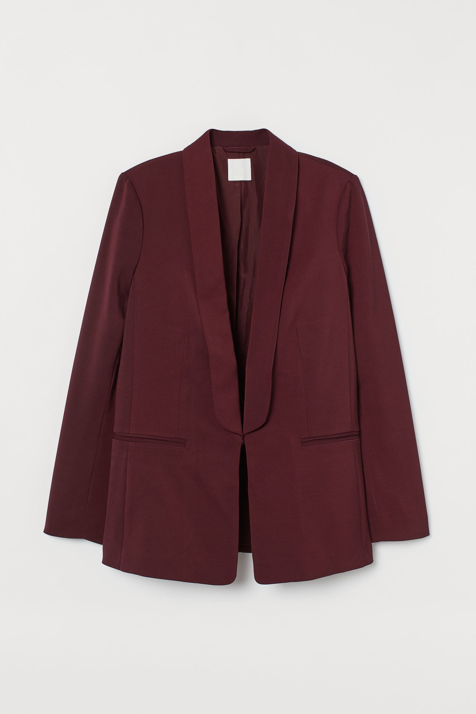 

Жакет H&M  темно бордовый 8108070550, Жакет H&M 46 темно бордовый 8108070550