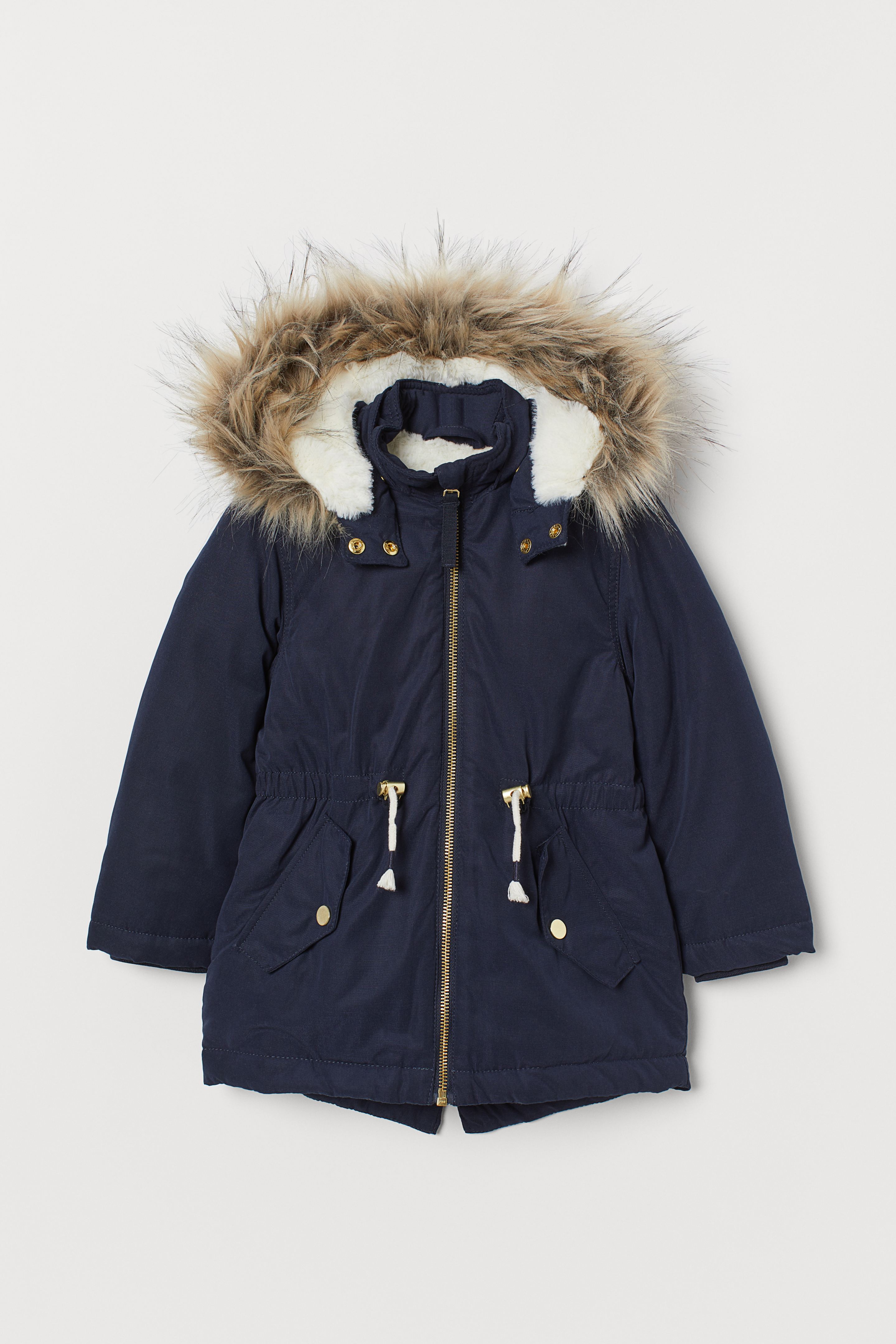 

Парка H&M 98см темно синий 7498350