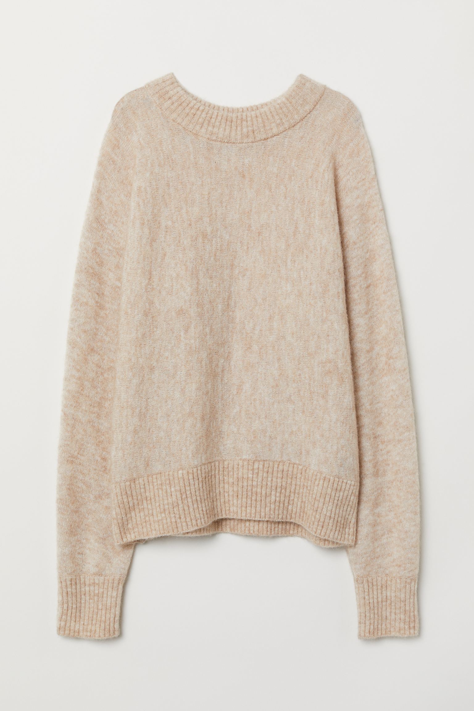 

Джемпер H&M  бежевый меланж 7106554468, Джемпер H&M XS бежевый меланж 7106554468