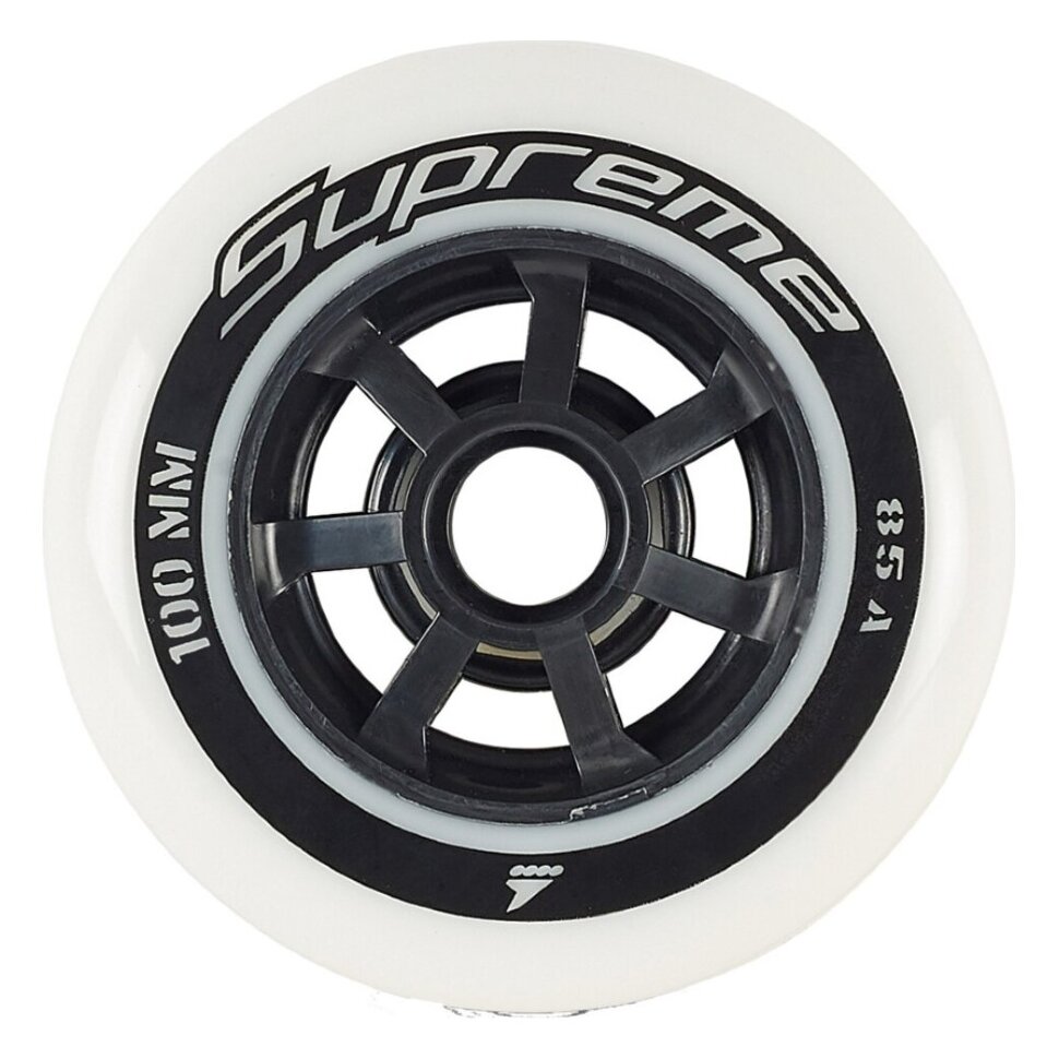 

Колеса Rollerblade SUPREME 100/85A 6pack, белый Белый, 85А, Полиуретан, 100 мм, 100 мм