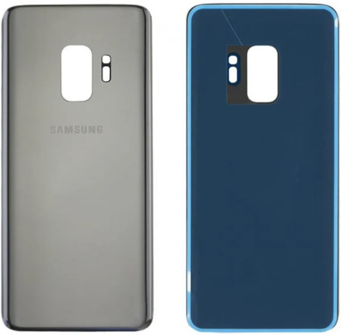 

Задняя крышка для Samsung G960F Galaxy S9, серая, со стеклом камеры, Original (PRC), titanium gray