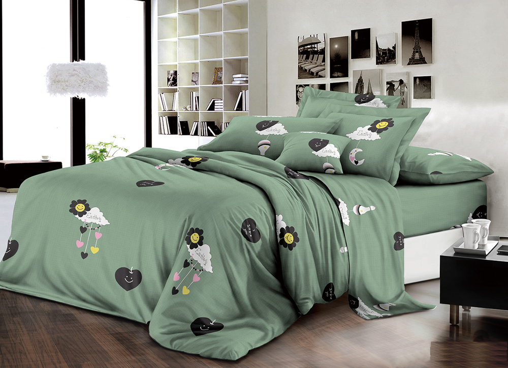 

Комплект постельного белья MirSon Бязь Premium 17-0245 Klasild Семейный 160x220 см