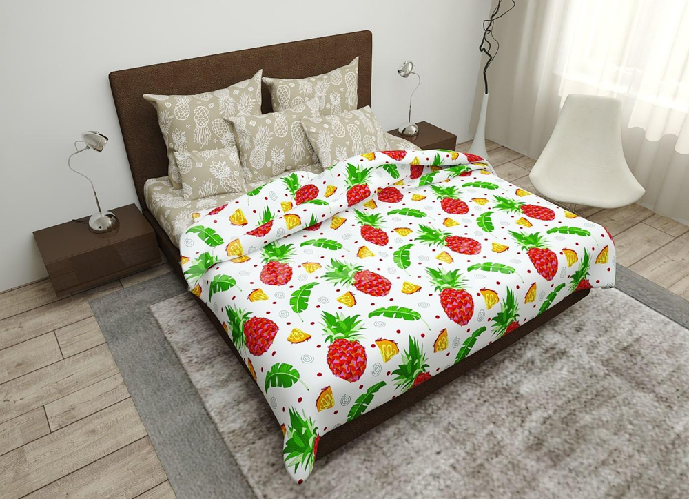 

Пододеяльник MirSon Бязь 17-0263 Ananas 175х210