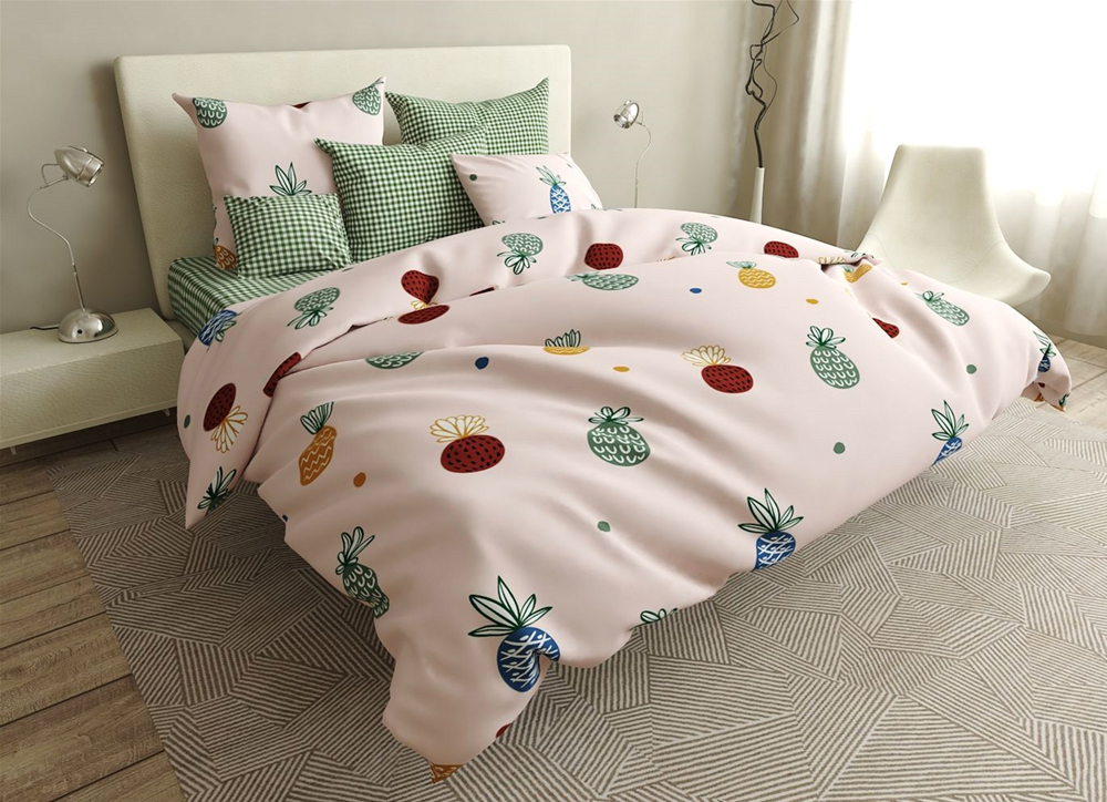 

Простынь MirSon Бязь Premium 17-0414 Pineapple 150х220 см
