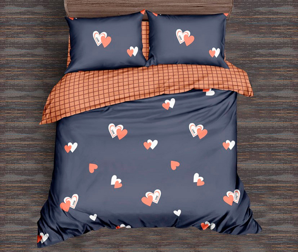 

Простынь MirSon Бязь Premium 17-0442 Blue orange 220 x 240 см