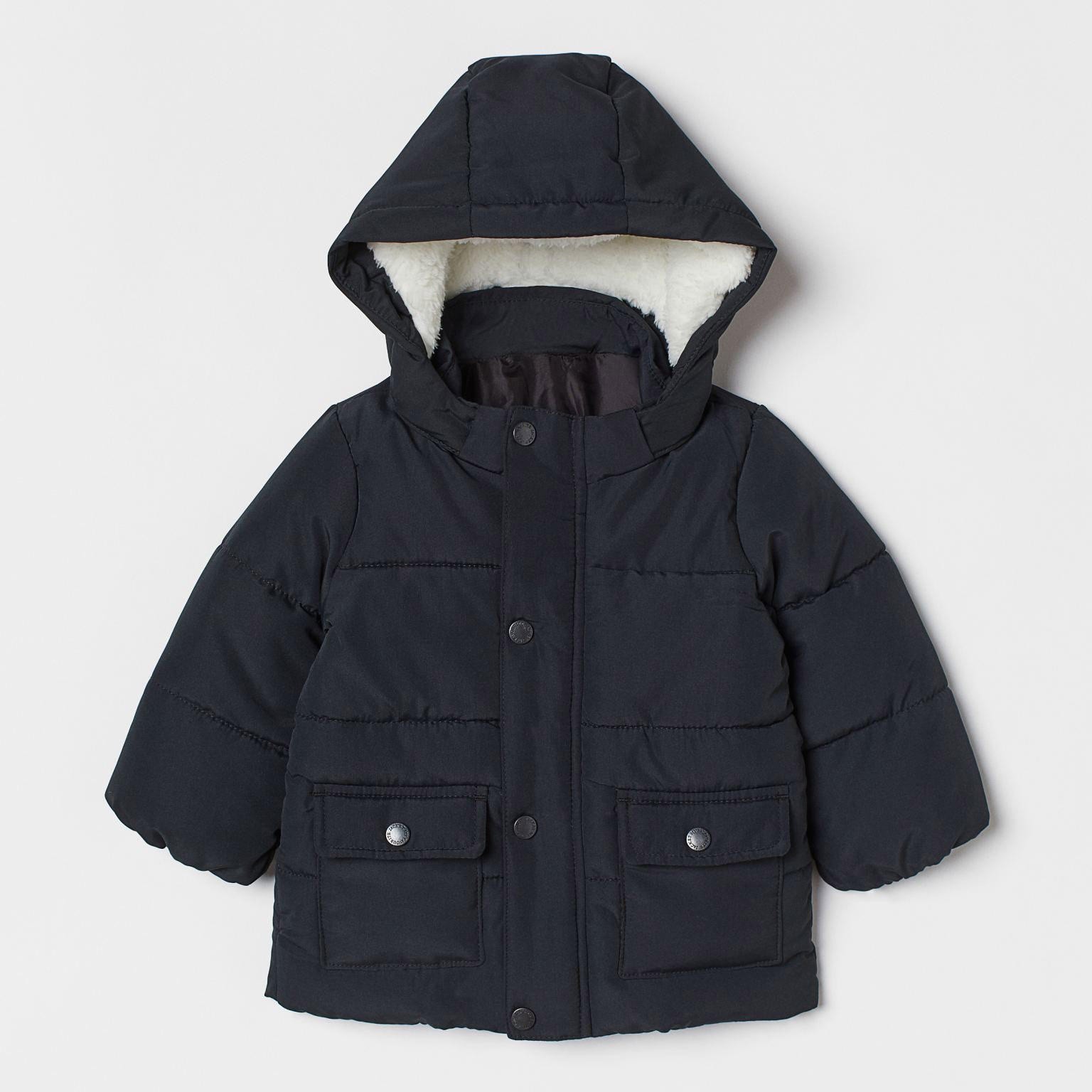 

Демисезонная куртка H&M 610-8686762 98 см Черная
