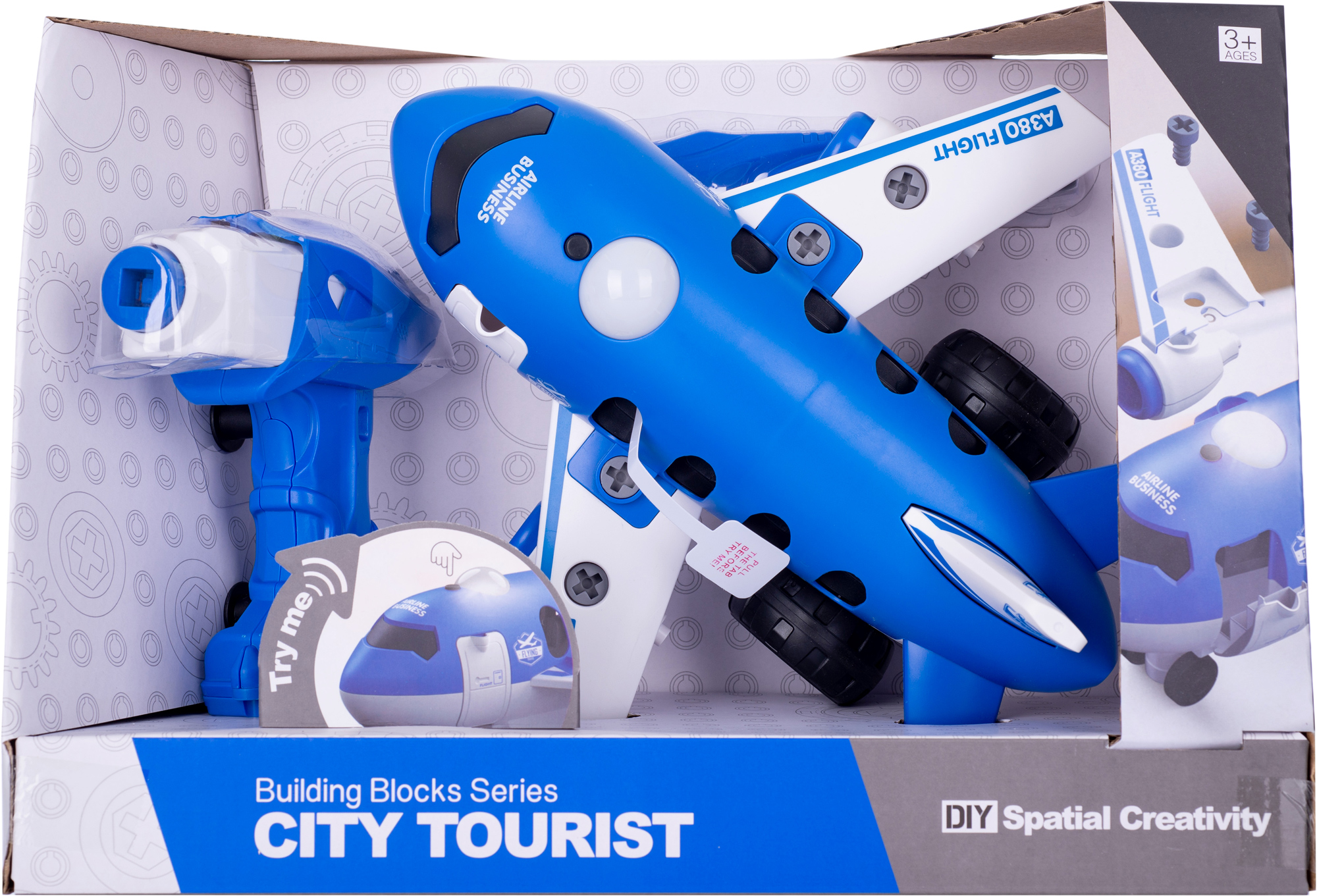 

Конструктор DIY Spatial Creativity - Самолет с электродвигателем LM8074-DZ-1 32 детали (CJ-1379247)