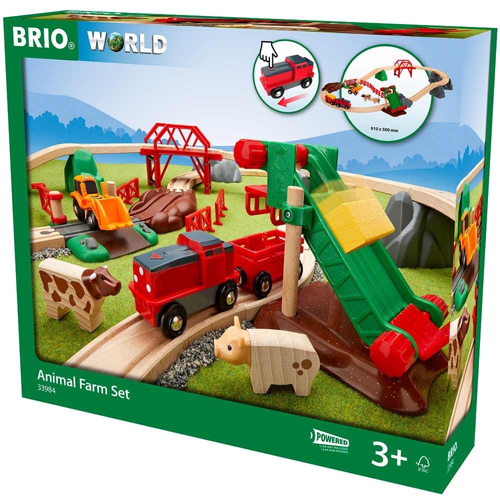 

Детская железная дорога BRIO Ферма с животными (33984)