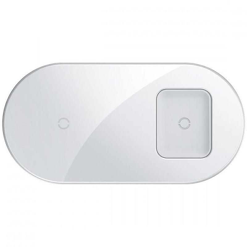 

Беспроводное зарядное устройство Baseus Simple WXJK-02 2 в 1, White