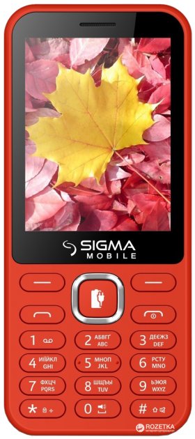 

Мобильный телефон Sigma mobile X-Style 31 Power Red