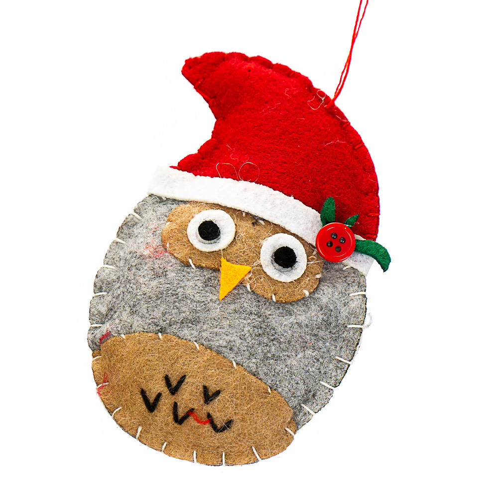 

Мягкая игрушка елочное украшение (уп. 12 шт) "Совёнок" 019NV