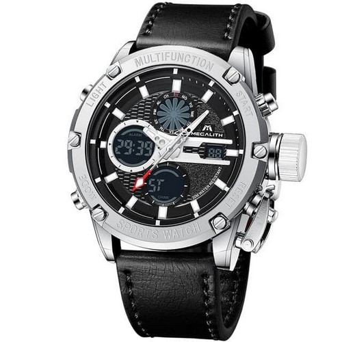 

Наручные часы Megalith 8239M Black-Silver