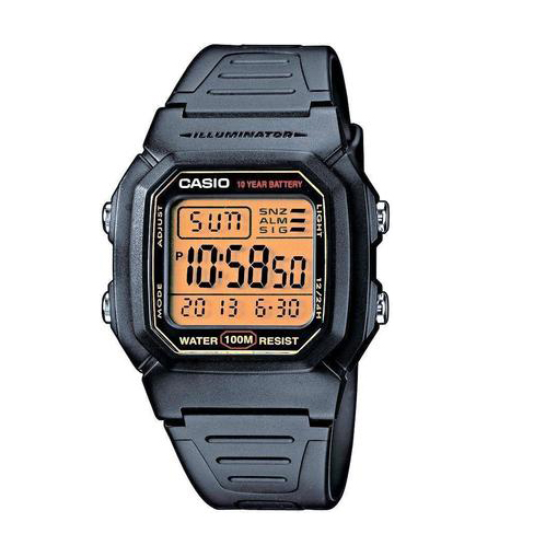 

Наручные часы Casio W-800HG-9AVEF Black-Orange
