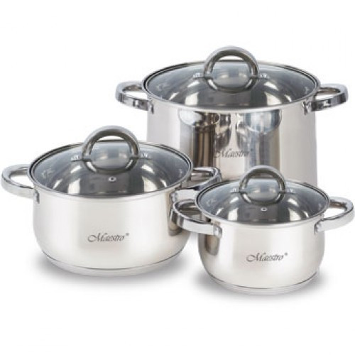 

Набор кастрюль 6 пр Maestro MR 2120-6L