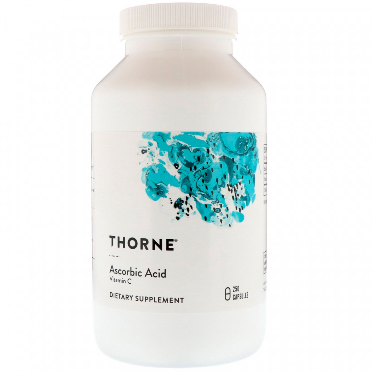 

Аскорбиновая кислота, Thorne Research, 250 капсул