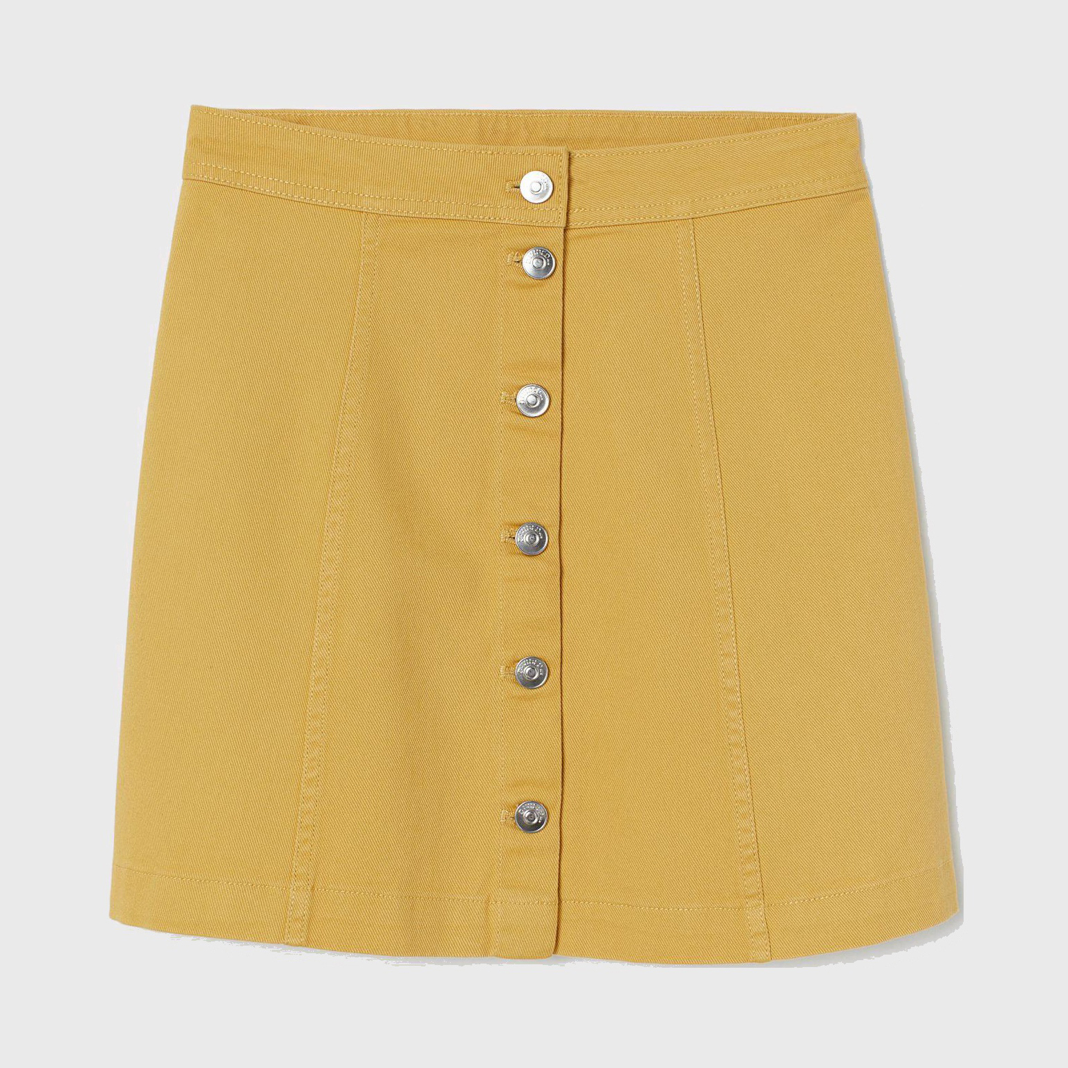 

Юбка джинсовая H&M XAZ235524ZSWD  Горчичная, Юбка джинсовая H&M XAZ235524ZSWD 36 Горчичная