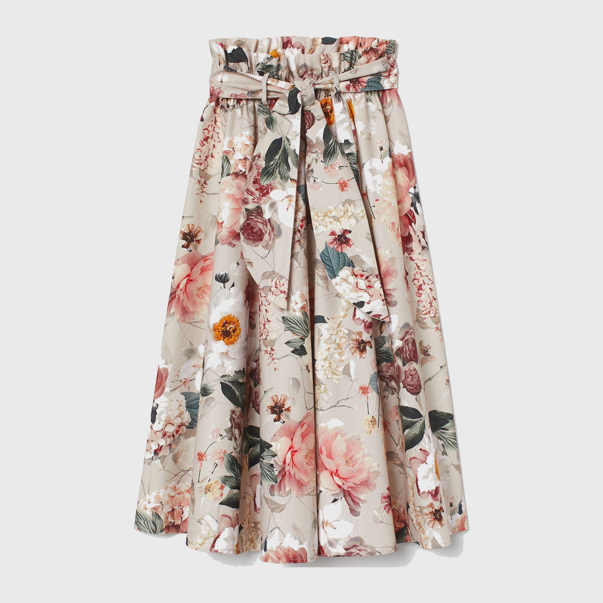 

Юбка H&M XAZ245513NUVA M Бежевая