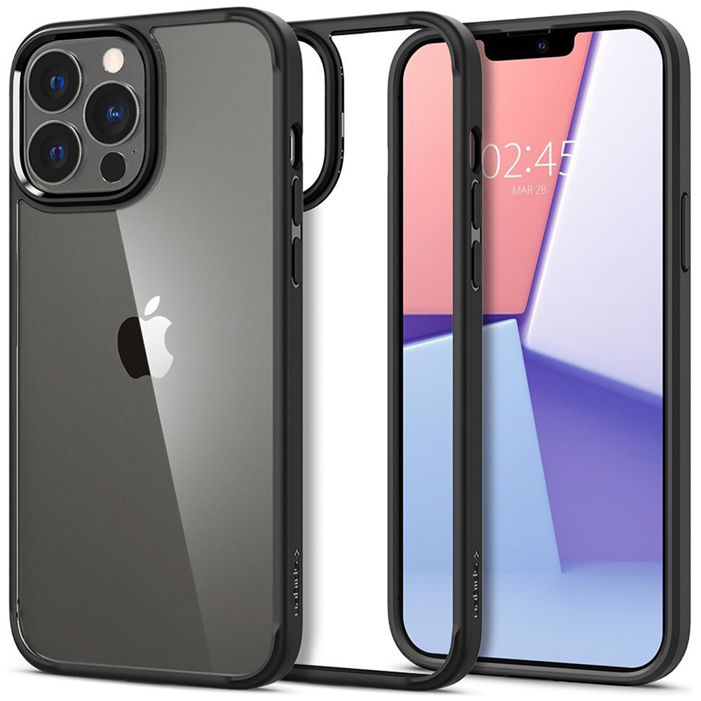 

Чехол Spigen для iPhone 13 Pro Max Crystal Hybrid Matte Black