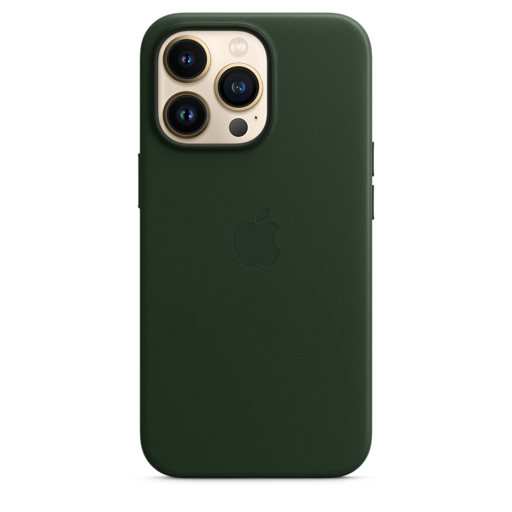 

Чехол Leather Case для iPhone 13 Pro Max Sequoia Green (iS)