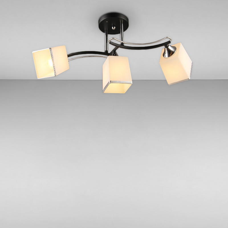 

Люстра стельова Light House SRS-16335/3 BK чорний + хром