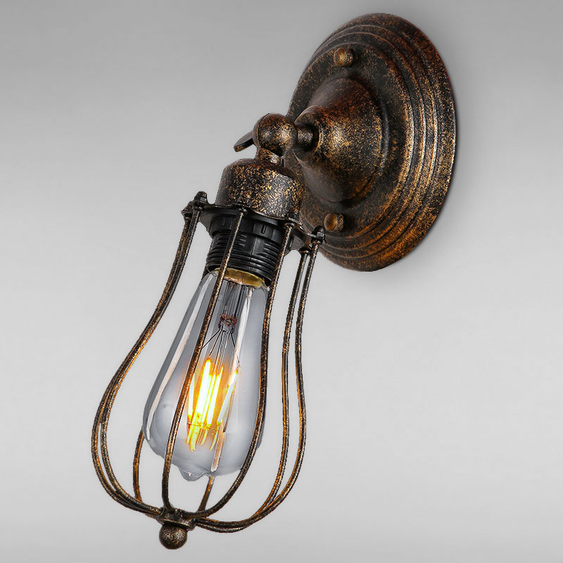 

Бра настінне Light House LS-16323-1 BK GD чорний з золотом
