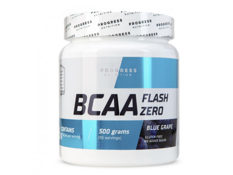 

Аминокислоты Progress Nutrition ВСАА Flesh (500 грамм) Вкус Виноград