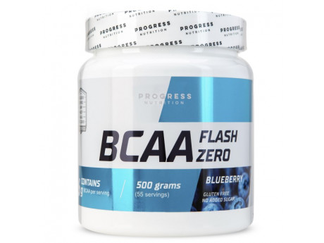 

Аминокислоты Progress Nutrition ВСАА Flesh (500 грамм) Вкус Черника