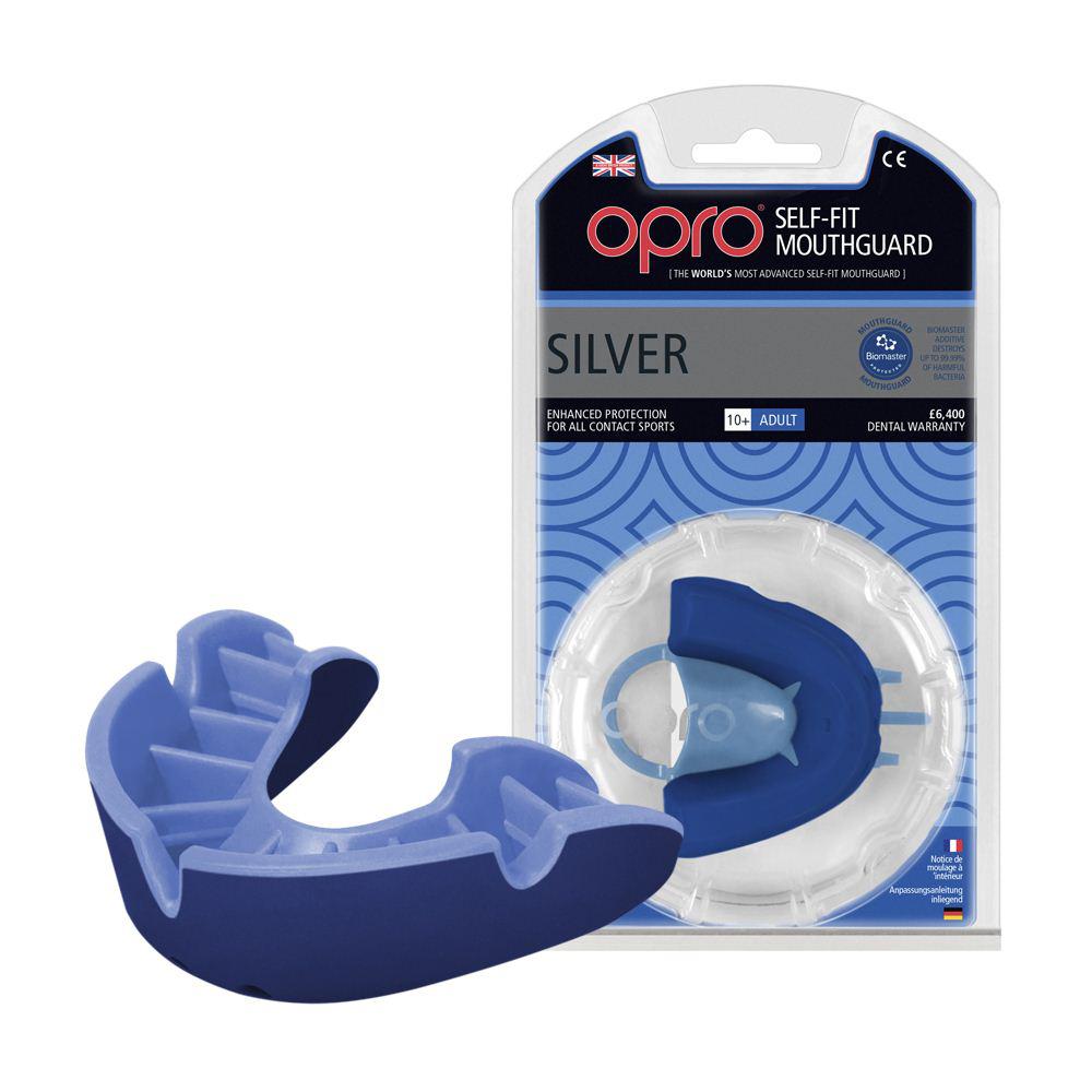 

Капа OPRO Silver Blue/Light Blue