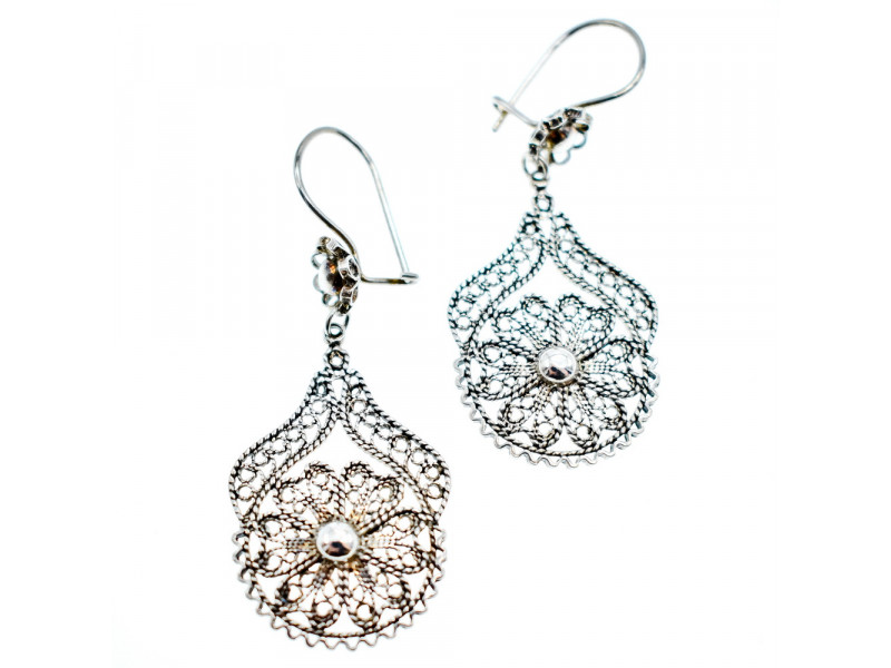 

Элегантные серебряные серьги Sky Jewelry 000861