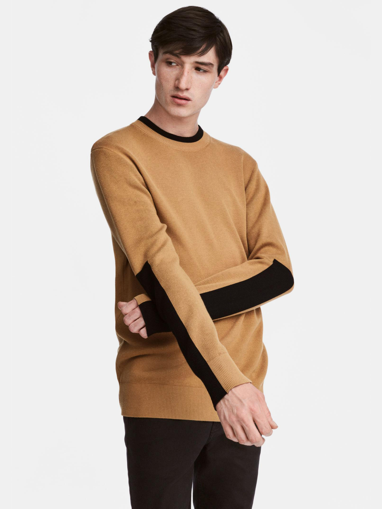 

Джемпер H&M XAZ164351VLUX  Горчичный/Черный, Джемпер H&M XAZ164351VLUX 2XL Горчичный/Черный