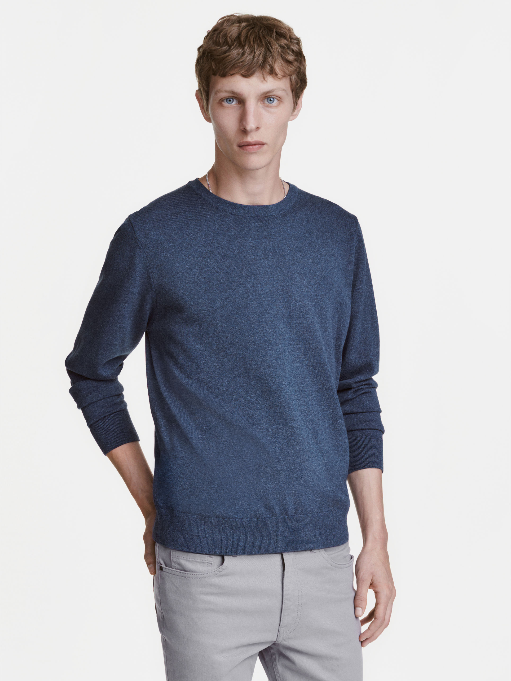 

Джемпер H&M XAZ015758BBJB S Темно-синий