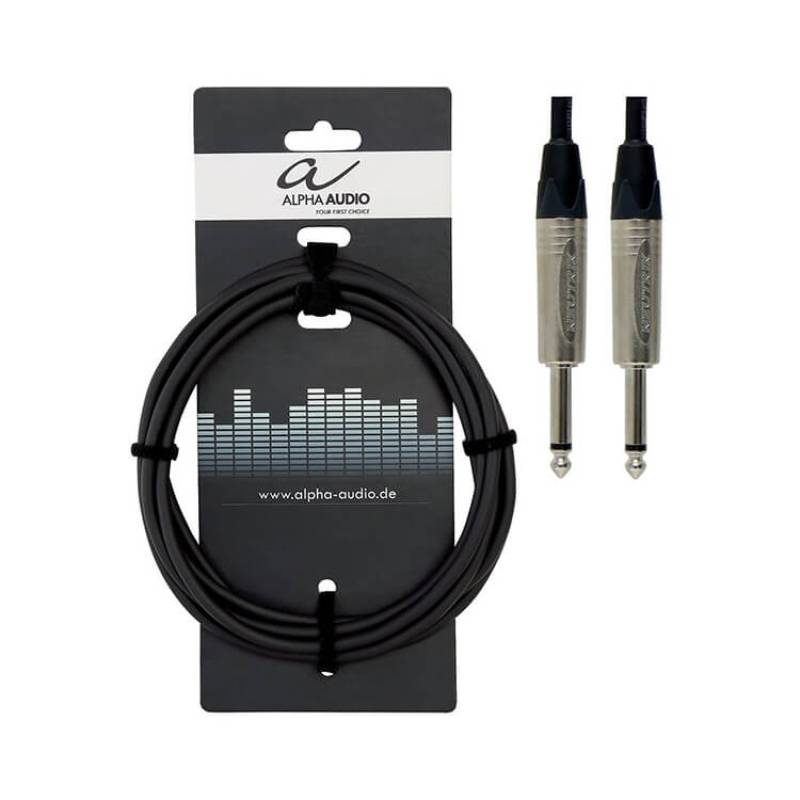 

Инструментальный кабель готовый Alpha Audio mono jack x2 (9м) 196826